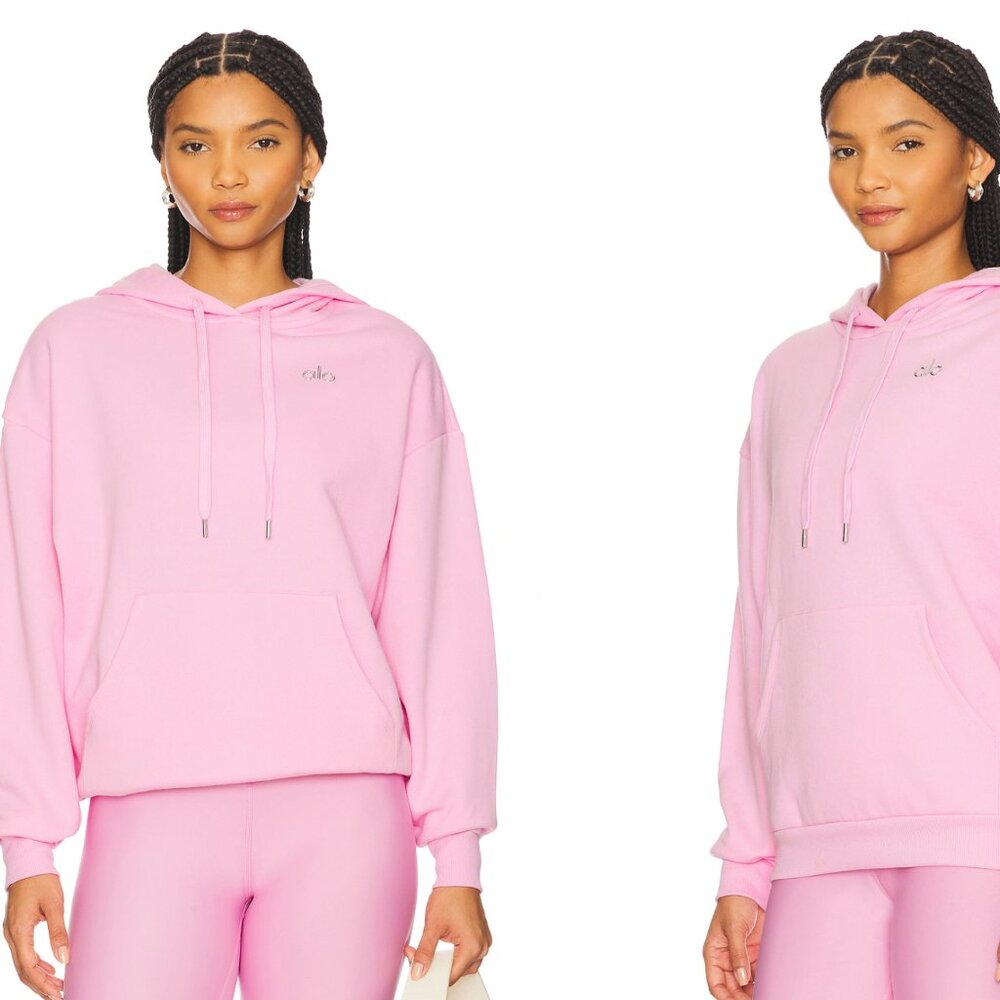 Alo Yoga Accolade Hoodie - Sweet Pink